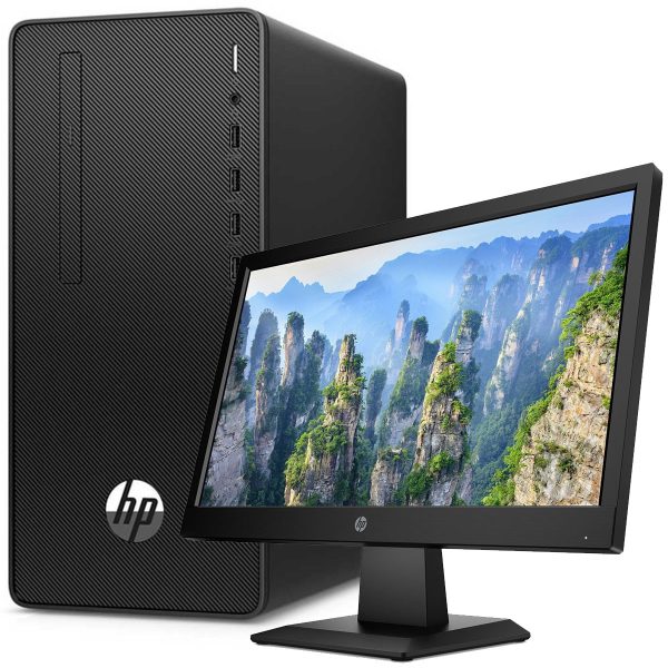 HP 290 G4 MT Intel Core i5 10th Gen 3.1GHz 4GB RAM 1TB HDD + 21.5 Inches HD Display